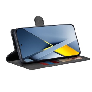 Husa pentru Xiaomi Poco F8 Ultra, SKYDDAR INNOVATION, Diary Book, tip carte cu Portofel Interior, Antisoc, set cu sticker, Negru - Img 5