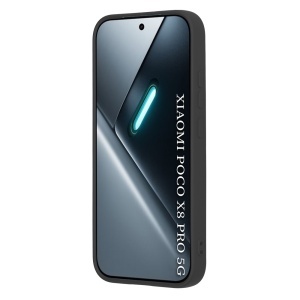 Husa pentru Xiaomi Poco X8 Pro din Silicon Catifelat, Antisoc, set cu sticker, SoftElegance, Negru - Img 2