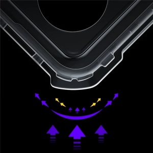 Husa pentru Xiaomi Redmi 14C, SKYDDAR INNOVATION, StealthArmor, Antisoc, set cu sticker, Negru - Img 3
