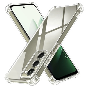 Husa pentru Xiaomi Redmi 15 5G / Redmi 15 4G, SKYDDAR INNOVATION, Shockproof Clear Silicone, Silicon Slim, set cu sticker, Transparenta