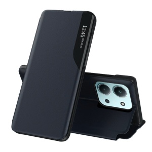 Husa pentru Xiaomi Redmi 15C 4G / Poco C85 4G / Redmi 15C 5G, tip carte, set cu sticker, eFold, Albastru