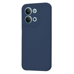 Husa pentru Xiaomi Redmi 15C 4G, SKYDDAR INNOVATION, din Silicon Catifelat, SoftElegance, set cu sticker, Bleumarin - Img 3