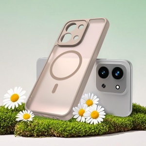 Husa pentru Xiaomi Redmi 15C 5G, SKYDDAR INNOVATION, HaloFrost MagSafe II, Antisoc, set cu sticker, Auriu - Img 6