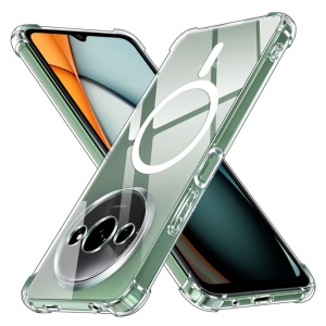 Husa pentru Xiaomi Redmi A3 / Redmi A3x, SKYDDAR INNOVATION, Shockproof MagSafe, Transparenta, set cu sticker