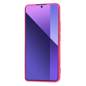 Husa pentru Xiaomi Redmi Note 13 Pro+ 5G din Silicon Catifelat, Protectie Premium, Skyddar SoftElegance - Fucsia - Img 3