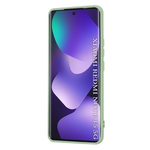 Husa pentru Xiaomi Redmi Note 15 4G / Redmi Note 15 5G / Poco M8 5G, SKYDDAR INNOVATION, din Silicon Catifelat, SoftElegance, set cu sticker, Verde deschis - Img 2