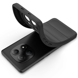 Husa pentru Xiaomi Redmi Note 15 4G, SKYDDAR INNOVATION, Magic Shield, din Silicon Mat, set cu sticker, Negru - Img 3