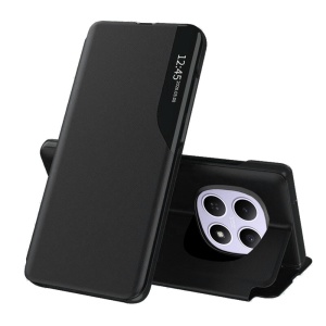 Husa pentru Xiaomi Redmi Note 15 5G / Poco M8 5G, tip carte, set cu sticker, eFold, Negru
