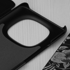 Husa pentru Xiaomi Redmi Note 15 5G / Poco M8 5G, tip carte, set cu sticker, eFold, Negru - Img 6