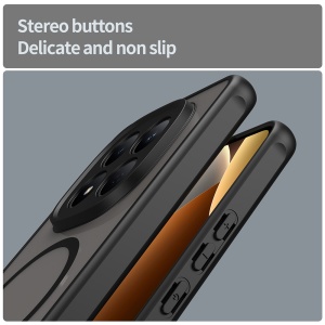 Husa pentru Xiaomi Redmi Note 15 Pro 4G, SKYDDAR INNOVATION, HaloFrost MagSafe II, Antisoc, set cu sticker, Negru - Img 4