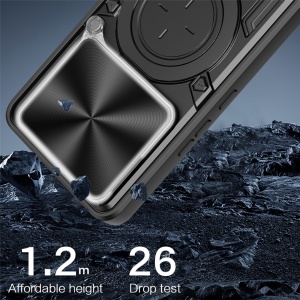 Husa pentru Xiaomi Redmi Note 15 Pro+ 5G / Poco M8 Pro 5G, SKYDDAR INNOVATION, CamGuard Pro, Inel Magnetic, Protectie Camera, set cu sticker, Rosu - Img 6