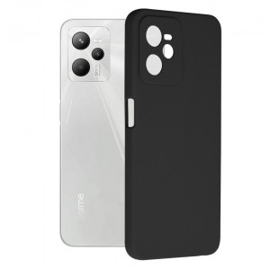 Husa Realme C35 / Narzo 50A Prime din silicon moale, Techsuit Soft Edge - Negru - Img 1