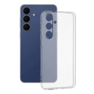 Husa Samsung Galaxy A17 5G din silicon transparent, set cu sticker, ClearGuard, Transparenta