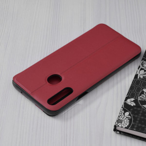 Husa Samsung Galaxy A20s tip carte, Techsuit eFold - Rosu - Img 3