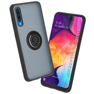 Husă Samsung Galaxy A30s / A50 / A50s SKYDDAR Glinth+ cu Inel Rotativ 360°, Compatibilitate Magnetică, Absorbție Șocuri, Design Subțire și Elegant - Negru