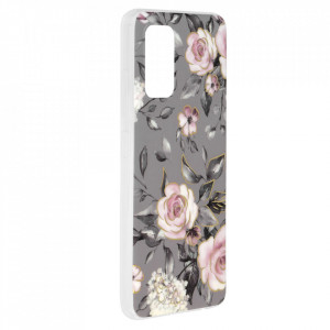 Husa Samsung Galaxy A32 4G Marble Series, Techsuit - Bloom of Ruth Gray - Img 2