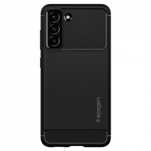 Husa Samsung Galaxy S21 FE, Rugged Armor Spigen - Negru - Img 3