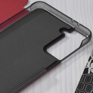 Husa Samsung Galaxy S21 Plus tip carte, Techsuit eFold - Rosu - Img 9