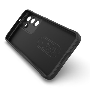 Husa Samsung Galaxy S25 FE din Silicon Mat, set cu sticker, Magic Shield, Negru - Img 5