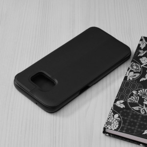 Husa Samsung Galaxy S7 Edge tip carte, Techsuit eFold - Negru - Img 5