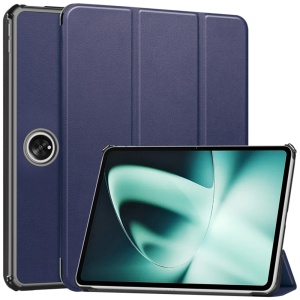 Husa tableta pentru OnePlus Pad, SKYDDAR INNOVATION, cu suport Multi-Unghi si functie Sleep/Wake, FoldPro, Albastru, set cu sticker