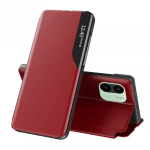 Husa Xiaomi Redmi A1 tip carte, Techsuit eFold - Rosu - Img 1