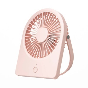 Mini Ventilator Portabil, CT-108, USB, 2W, Compact si Usor, set cu sticker, Roz