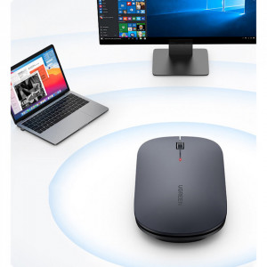 Mouse Fara Fir 1000-4000 DPI, Ugreen Slim Design MU001, Gri - Img 4