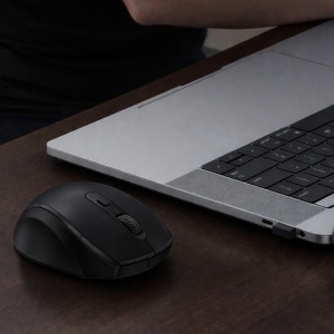 Mouse wireless, 2.4GHz, 1600 DPI, Silentios, 6 butoane, Yesido, Negru - Img 6
