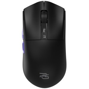 Mouse Wireless Gaming OLED Display, 7 Butoane, 800–26000 DPI, Acumulator 500mAh, Cablu 1.5m, Proove Jester 8K, Negru