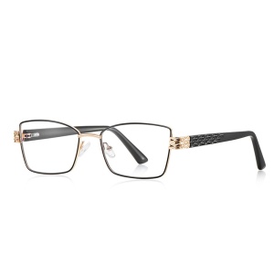 Ochelari Protectie Blue Light Unisex/Femei, SKYDDAR INNOVATION, Rame Metalice, 3171, Design Modern, set cu sticker, Negru
