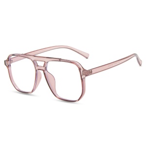 Ochelari Protectie Blue Light Unisex/Femei, SKYDDAR INNOVATION, Rame Metalice, PC28014, Design Modern, set cu sticker, Roz