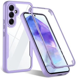 [Pachet 360°] Husa + Folie pentru Samsung Galaxy S24 Plus, SKDR ColorShield 360° - Mov