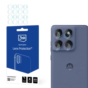 [Pachet 4x] Folie camera pentru Motorola Edge 60 Fusion, 3mk Lens Protection, Transparenta
