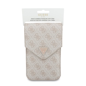 Portofel pentru Telefon - Guess Triangle 4G, Pink - Img 4