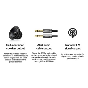 Radio auto wireless, Ecran 9 inch, Dual HD Camera, CarPlay, Android Auto, Yesido, Negru - Img 2