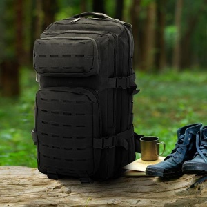Rucsac Tactic 30L, Impermeabil, Compartimente Multiple, Curele Reglabile, Ideal Outdoor, Forcell Ranger, Negru - Img 7