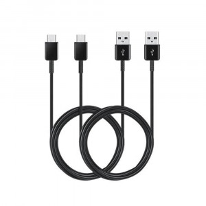 Samsung - (2 Pack) Original Data Cable (EP-DG930MBEGWW) - USB-A to Type-C 2A, 480Mbps, 1.5m - Black (Blister Packing) - Img 6