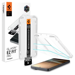 [Set 2x] Folie pentru Samsung Galaxy S26 Ultra, Sticla securizata, Glas.tR EZ-FIT Pro HD Spigen, Transparenta