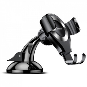 Suport auto Osculum (SUYL-XP02), Gravity Grip, Baseus - Negru Argintiu - Img 4