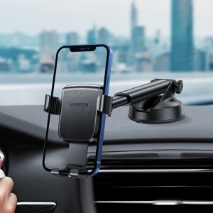 Suport de Telefon pentru Bord si Parbriz cu Ventuza, 360┬░, 4.7" - 7", Ugreen LP200, Negru - Img 4