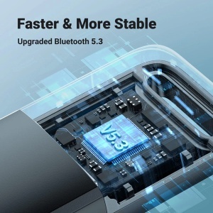 Adaptor BT5.3, USB, Plug&Play, Design Compact, Ugreen CM591, Negru - Img 3