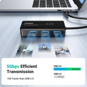Adaptor pentru Internet, USB la USB, RJ45, 1000Mbps, 5Gb/s, Ugreen, Negru - Img 5