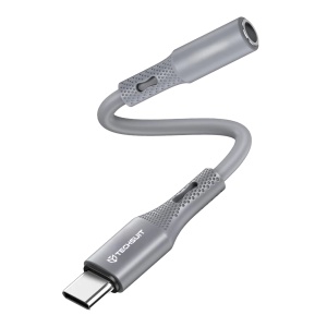 Adaptor Premium Type-C la Jack 3.5mm AC1, SoundFleX AC1, DAC, Gri
