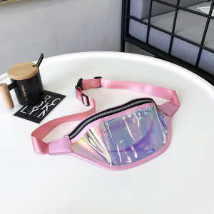 Borseta sport cu fermoar, ajustabila, Unisex, Techsuit (CWB2) - Roz - Img 5