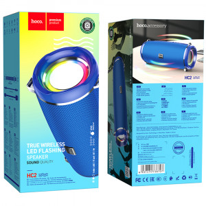 Boxa Portabila Bluetooth 5.0, 2x5W, Hoco Xpress (HC2) - Albastru - Img 7