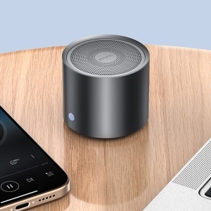 Boxa portabila, Bluetooth 5.0, IPX5, 700mAh, Bass, Aliaj Zinc, Yesido, Argintiu - Img 2