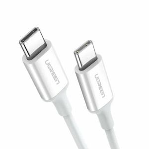 Cablu de Date USB-C la USB-C, 3A, 60W, 1m, Ugreen US264, Alb