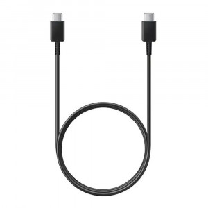 Cablu de Date USB-C to Type-C Fast Charging 3A, 1.8m - Samsung (EP-DW767JBE) - Black (Bulk Packing) - Img 1