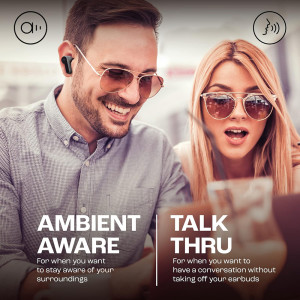 Casti in-ear Bluetooth cu microfon TWS - JBL (Wave Beam) - Black - Img 7